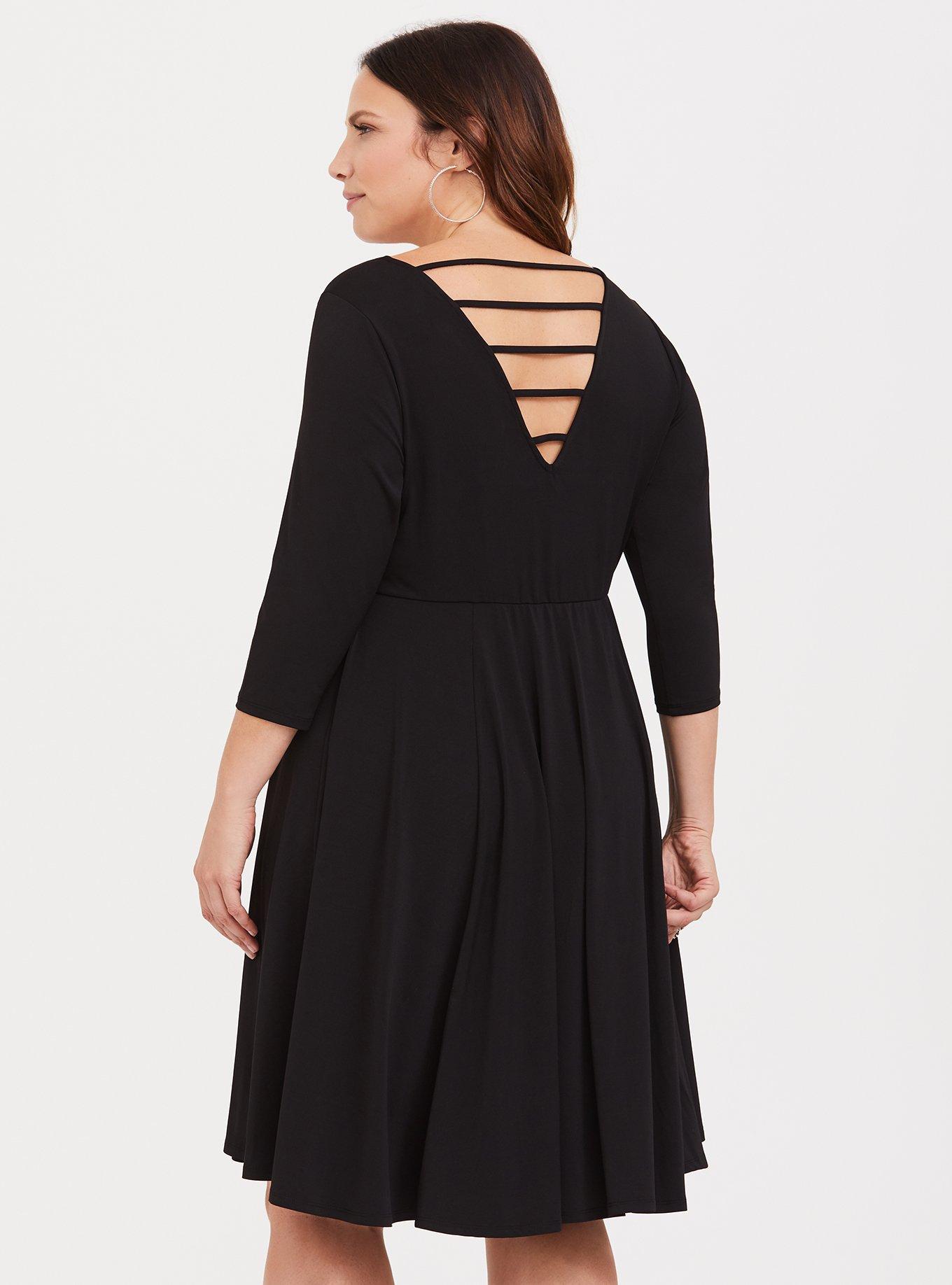 Mini Studio Knit Skater Dress, , alternate
