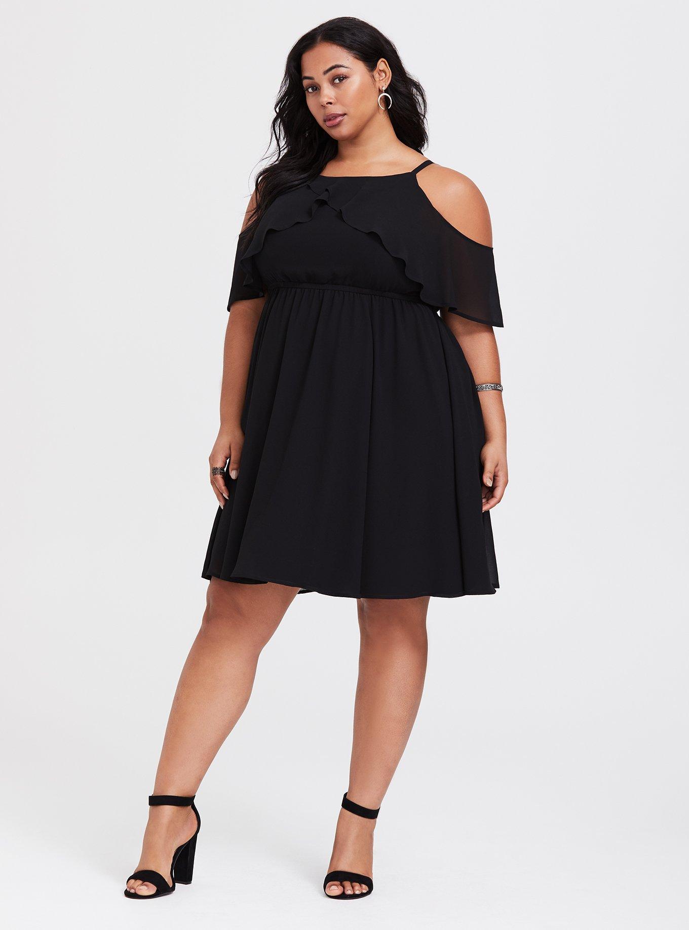 Torrid cold hot sale shoulder dress