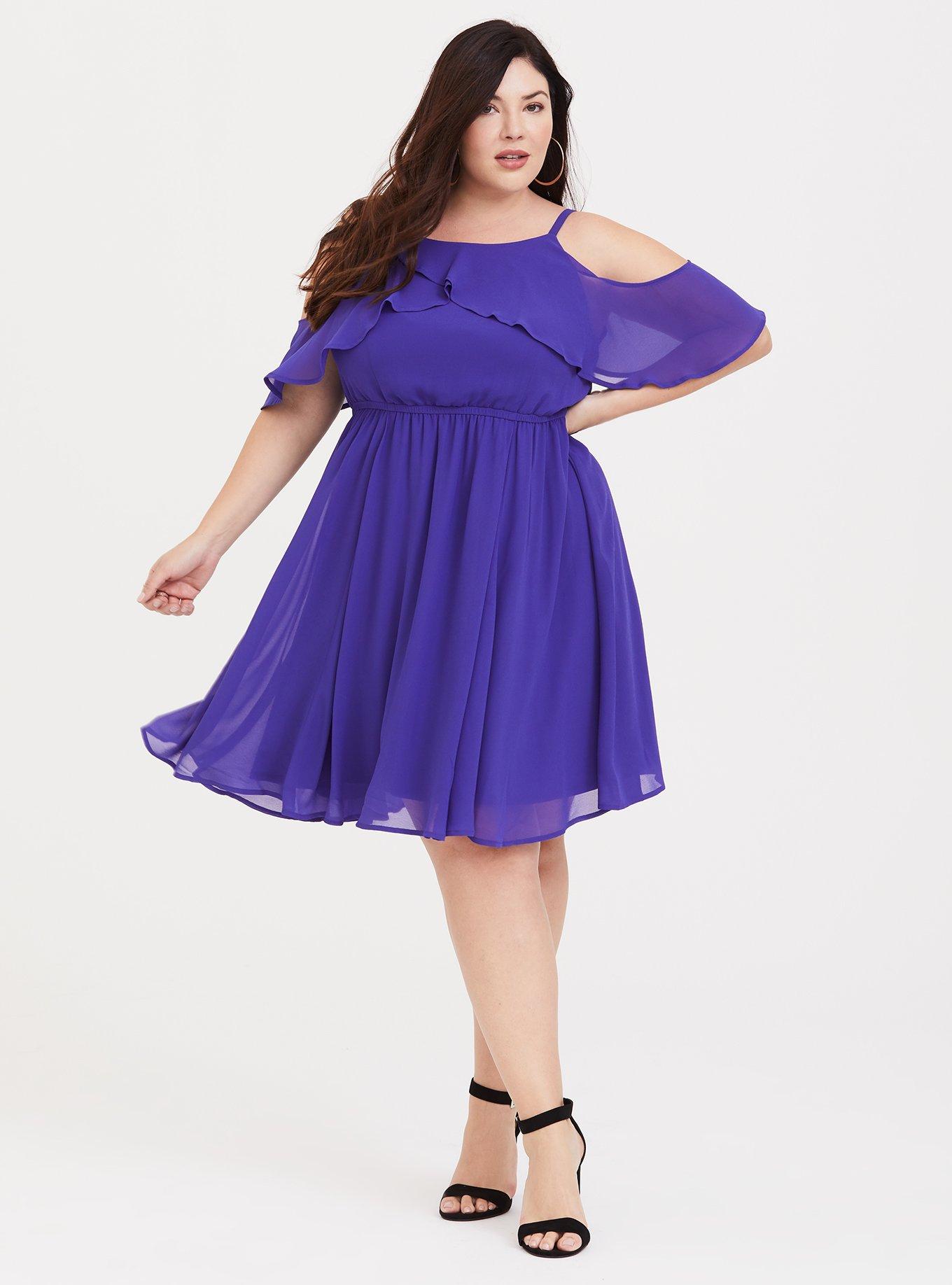 Torrid cold shoulder on sale dress