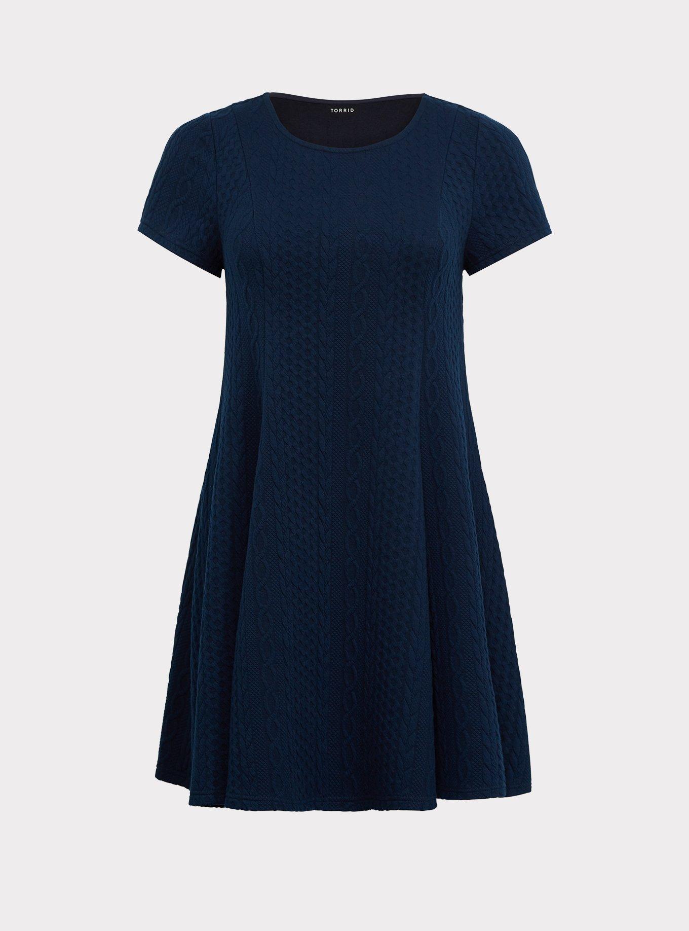 Torrid navy blue clearance dress