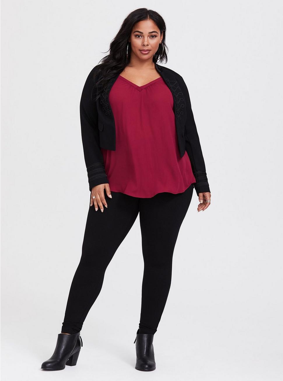 Plus Size - Red Georgette Swing Cami Tunic - Torrid