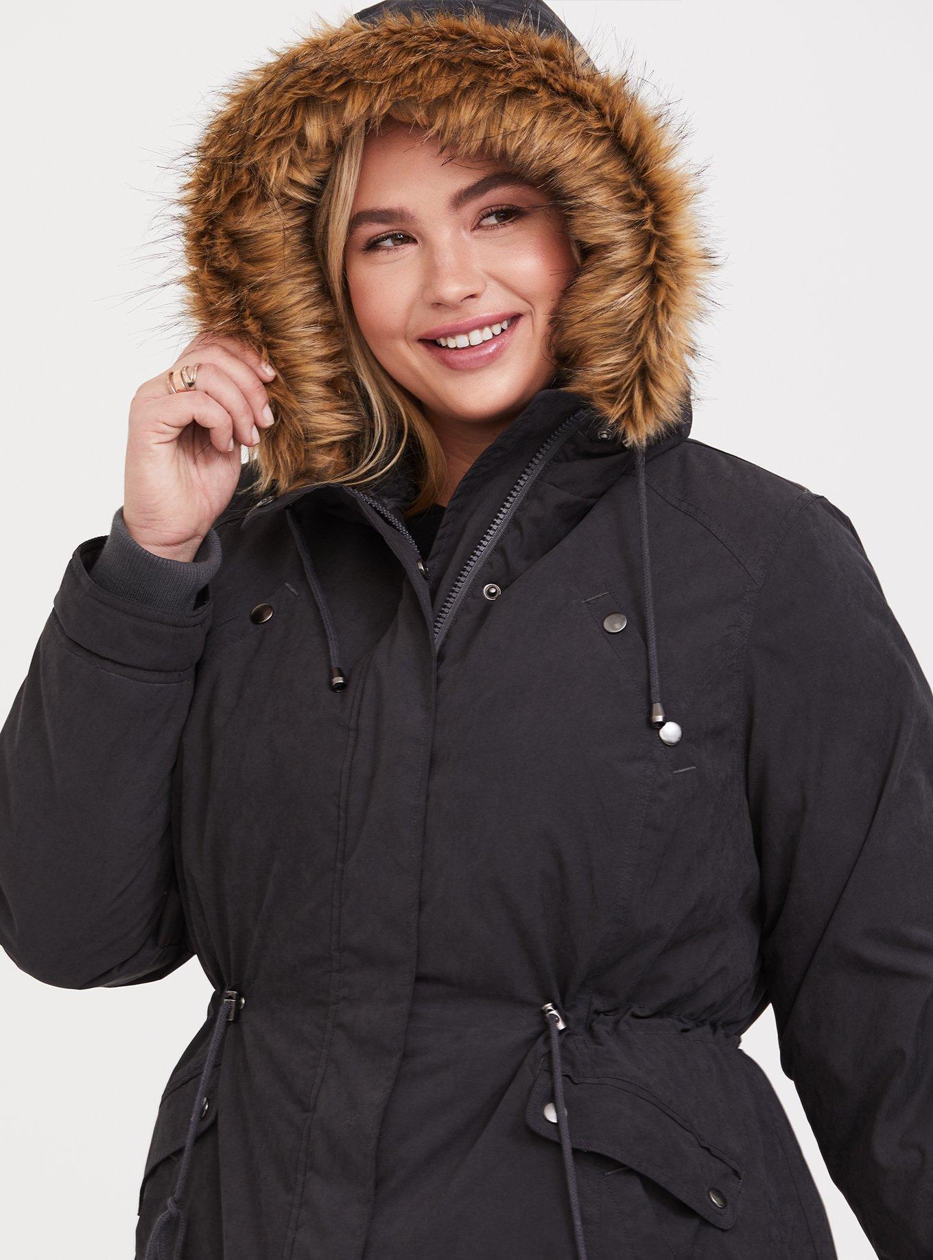 Winter Coats for Women Fit & Flare Flattering Coats for Women Winter Fleece  Thick Coats Warm Cozy Unique (Black, S) at  Women's Coats Shop