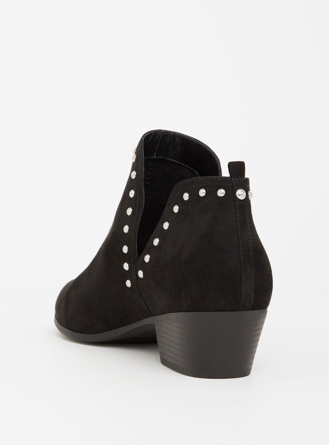 Plus Size Circus by Sam Edelman Black Studded Bootie (Wide Width), BLACK, alternate