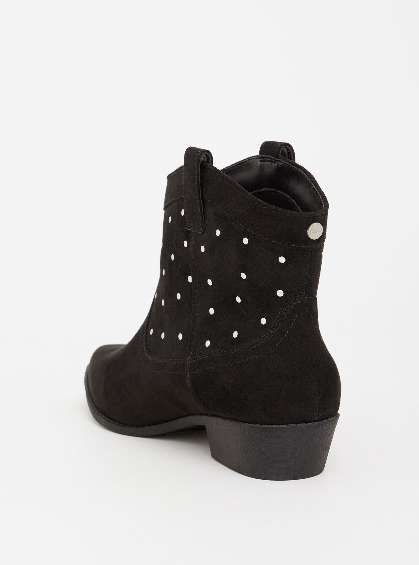 Plus Size Circus by Sam Edelman Black Western Bootie (Wide Width), BLACK, alternate