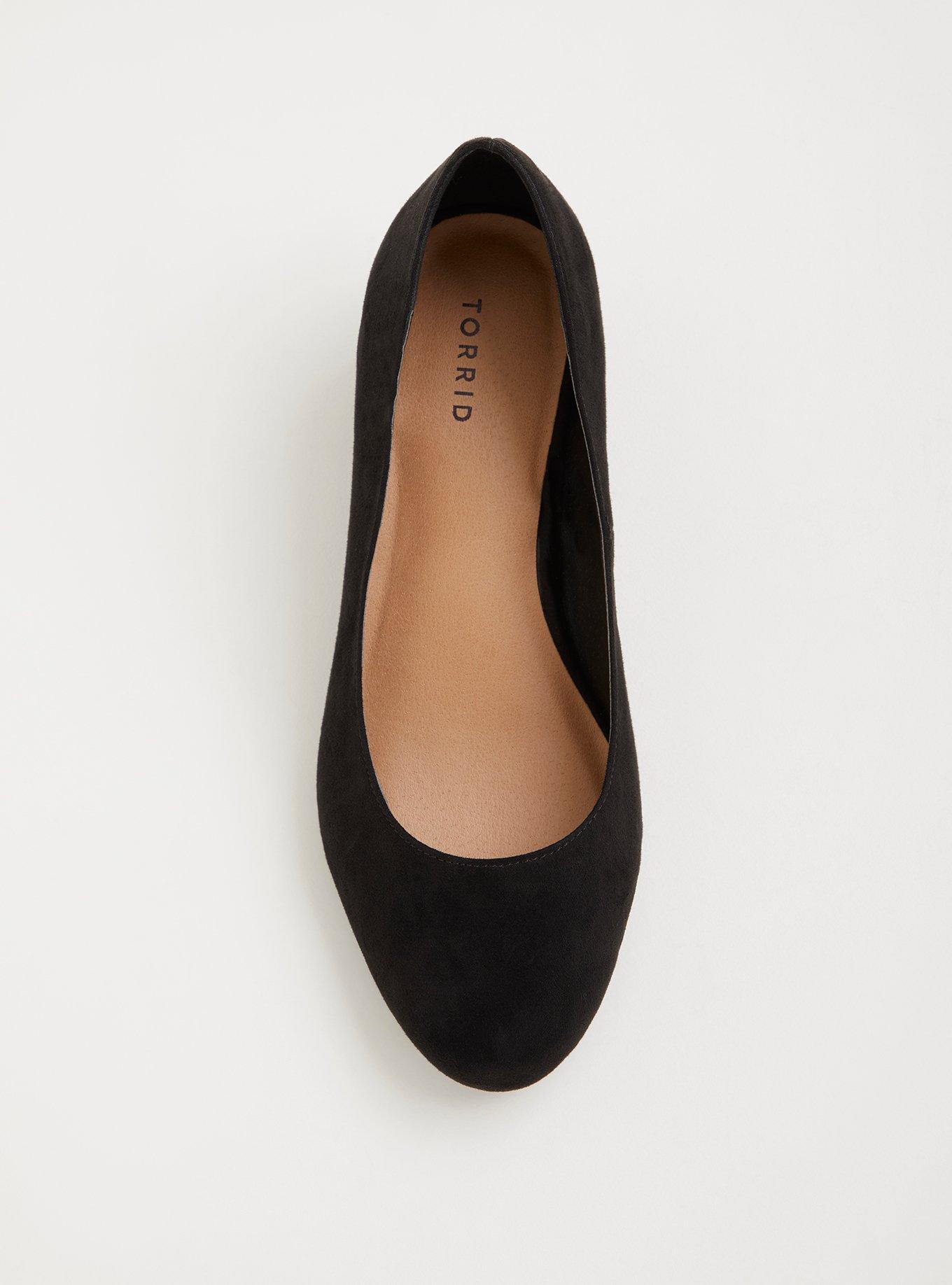 Black block heels closed cheap toe