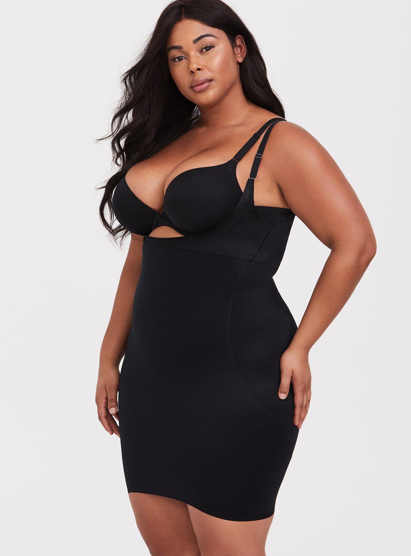 Spanx&reg; Black Open Bust SmartGrip&trade; Slip, RICH BLACK, alternate