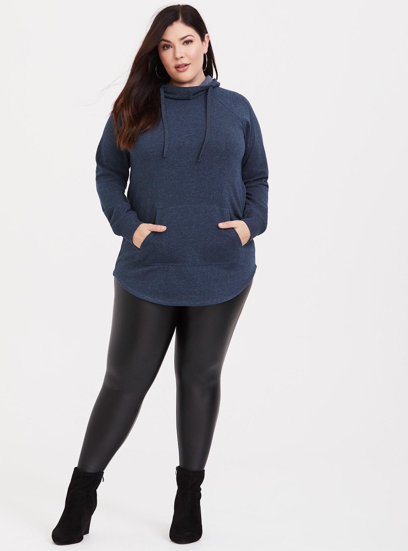 Plus size cheap hoodie tunic