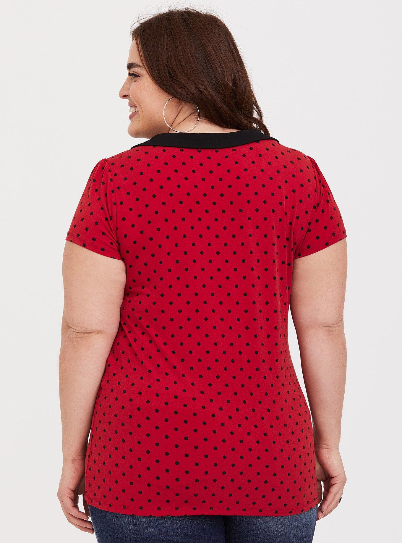 Peter pan collar store shirt plus size