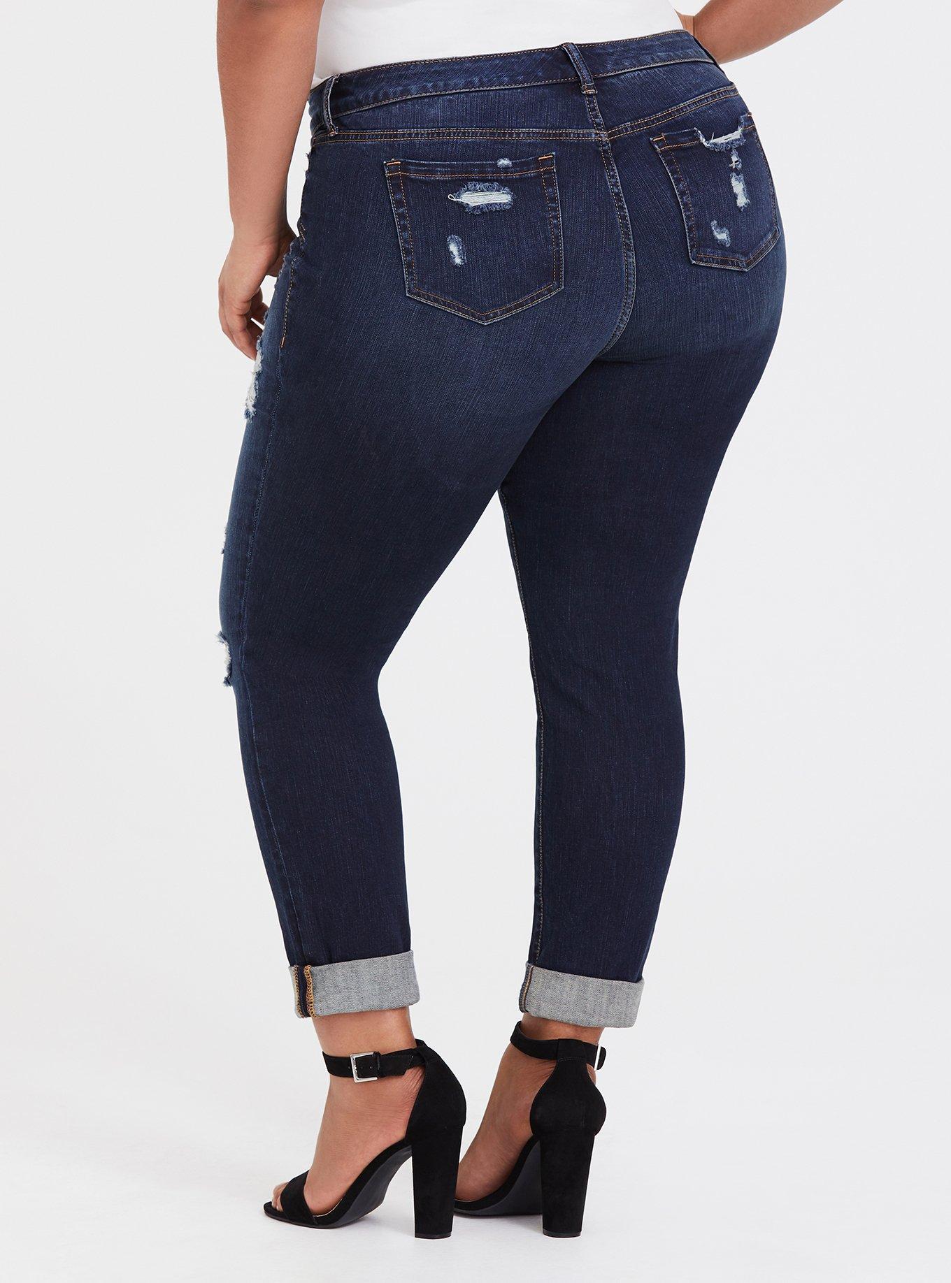 Boyfriend Jean - Vintage Stretch Light Wash, RIVERDALE, alternate