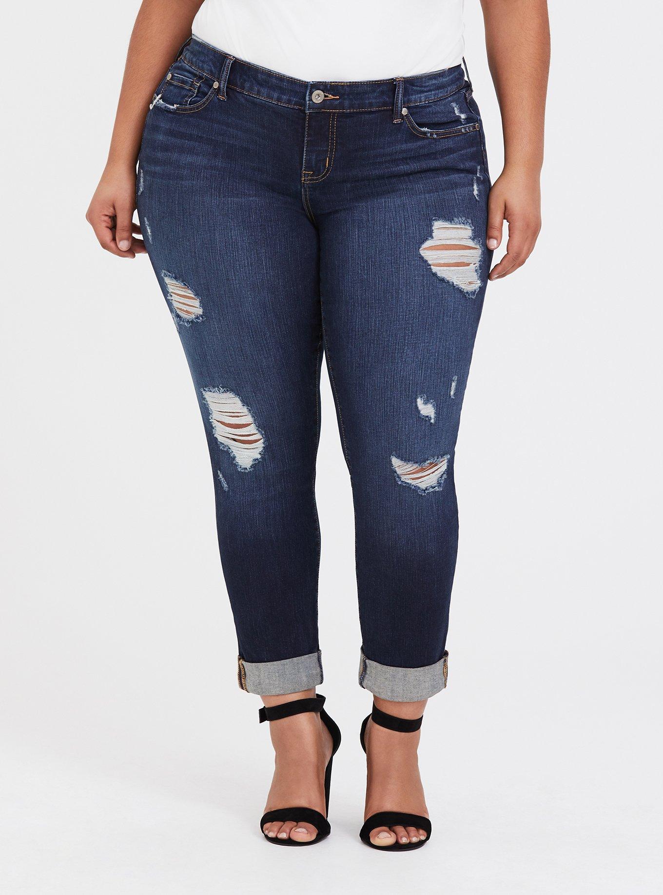 Boyfriend Jean - Vintage Stretch Light Wash, RIVERDALE, hi-res