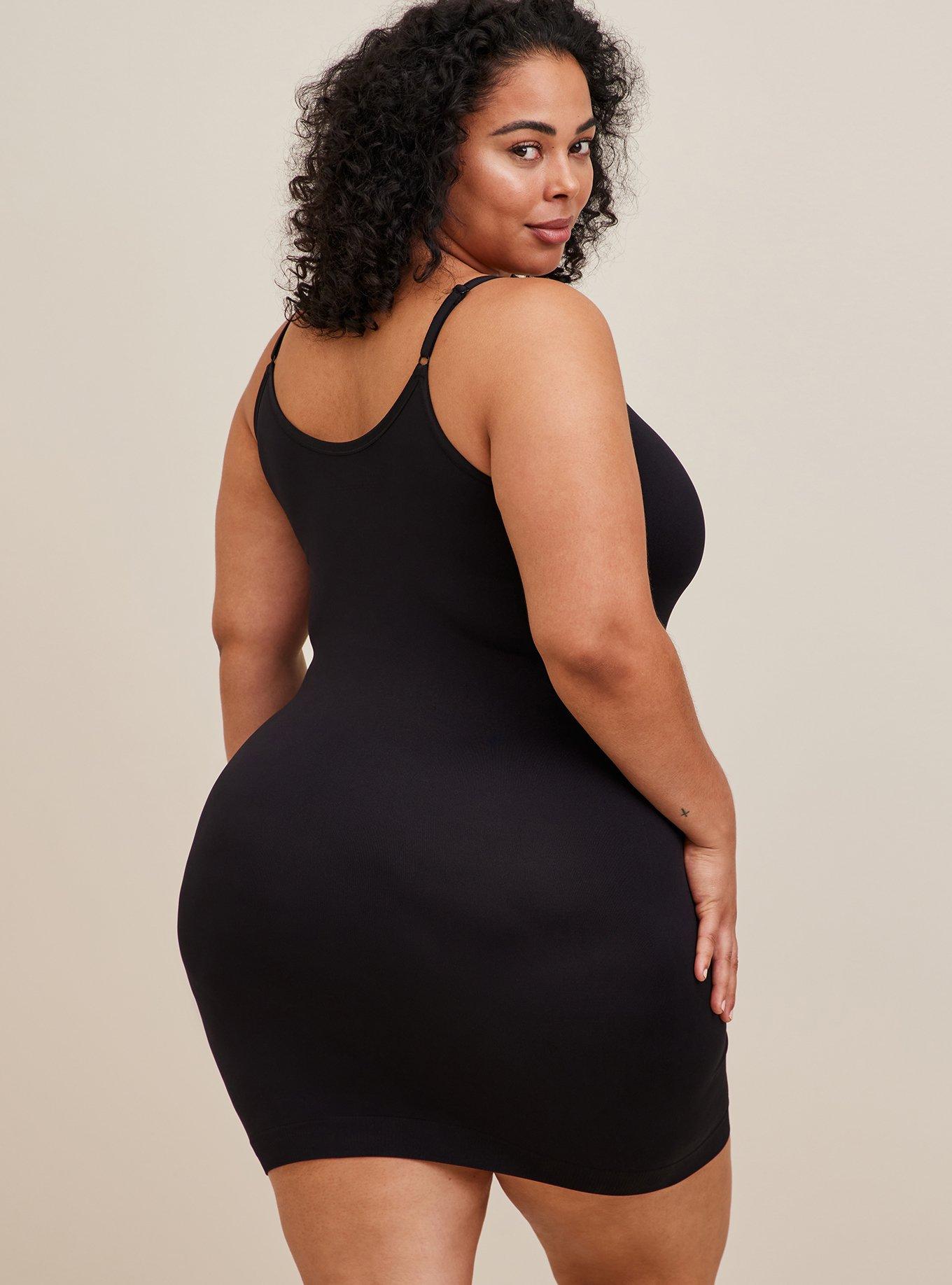 Womens Full Body Slip Seamless Slimming Tummy Control Slip Under Dress Puls  Size 