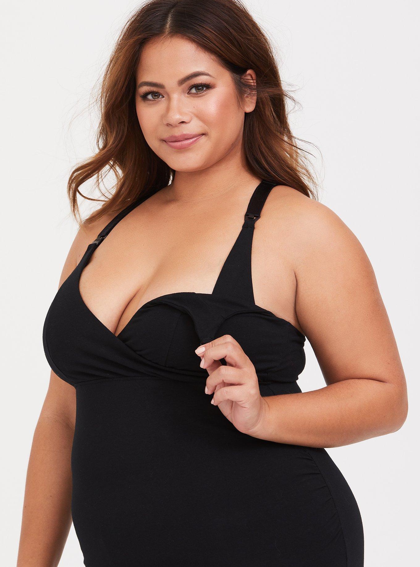 Black Nursing Cami, DEEP BLACK, alternate