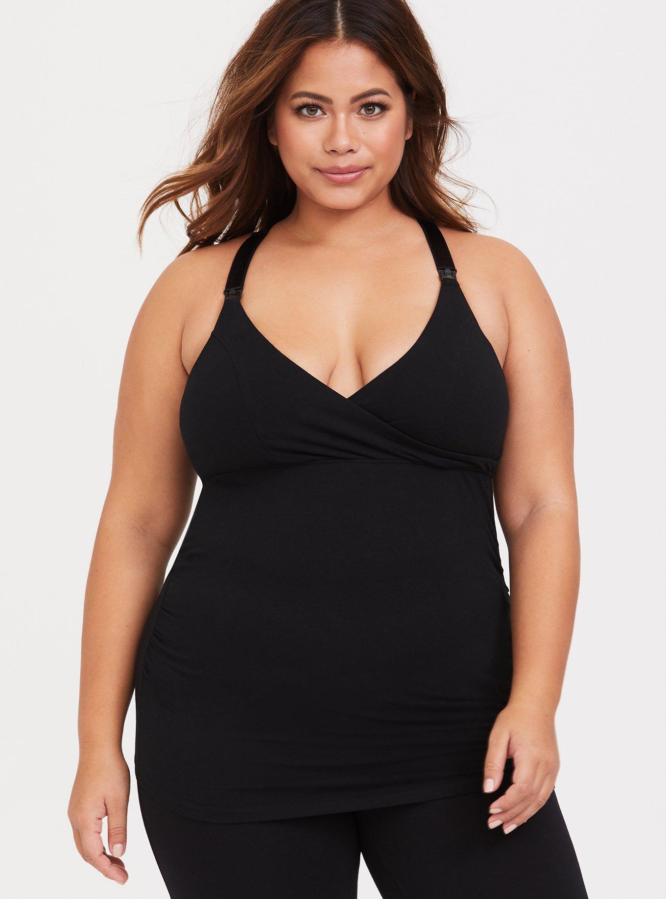 Black Nursing Cami, , hi-res