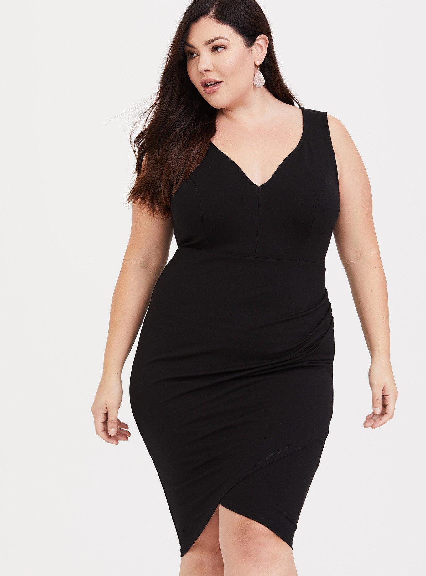 Plus Size - Mini Studio Luxe Ponte Bodycon Dress - Torrid