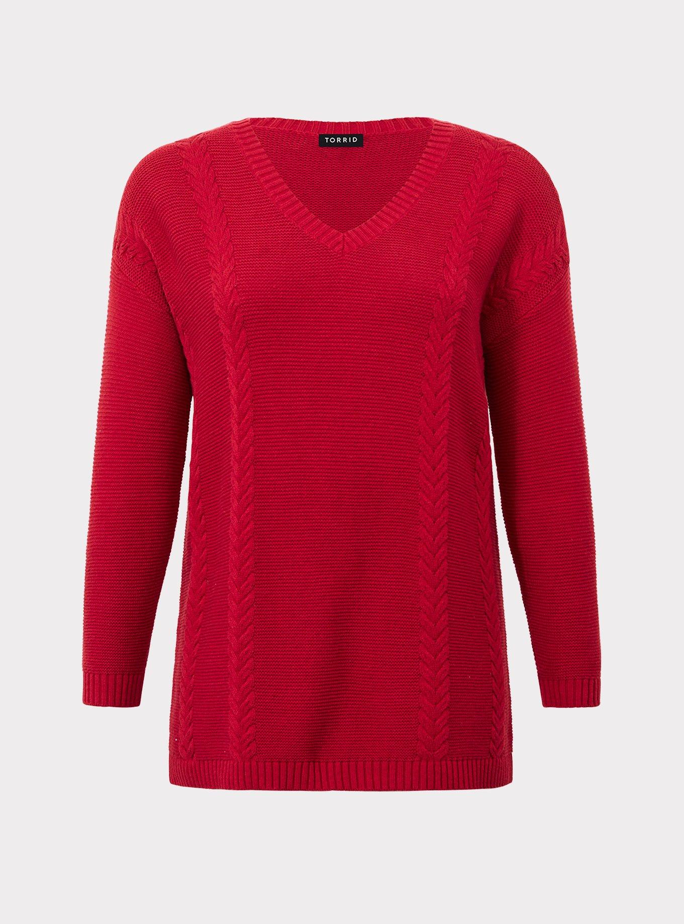 Torrid red cheap sweater