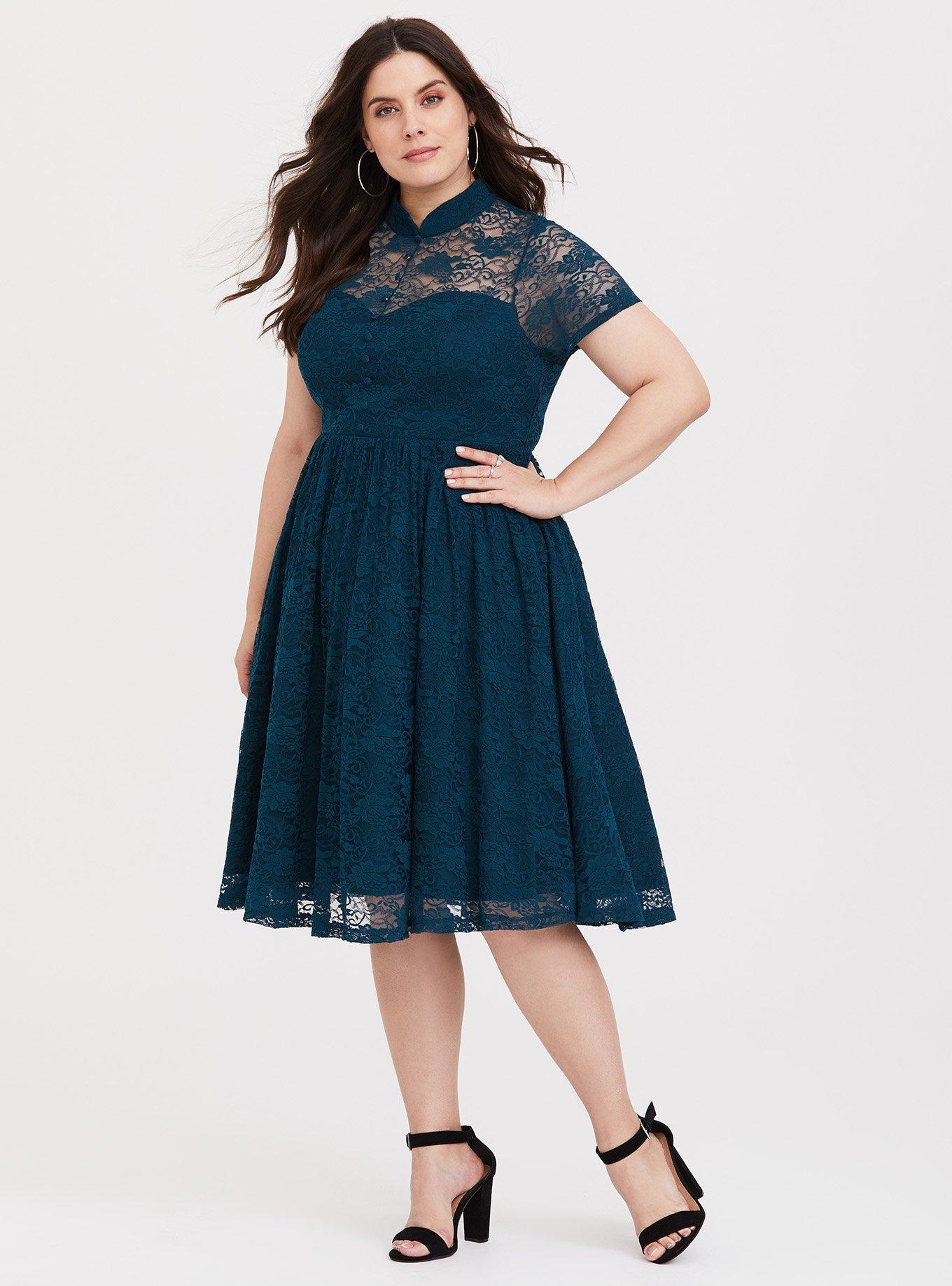 torrid green lace dress torrid | Dresses | Torrid Olive Green Inset Challis Dress Lace Size 2x