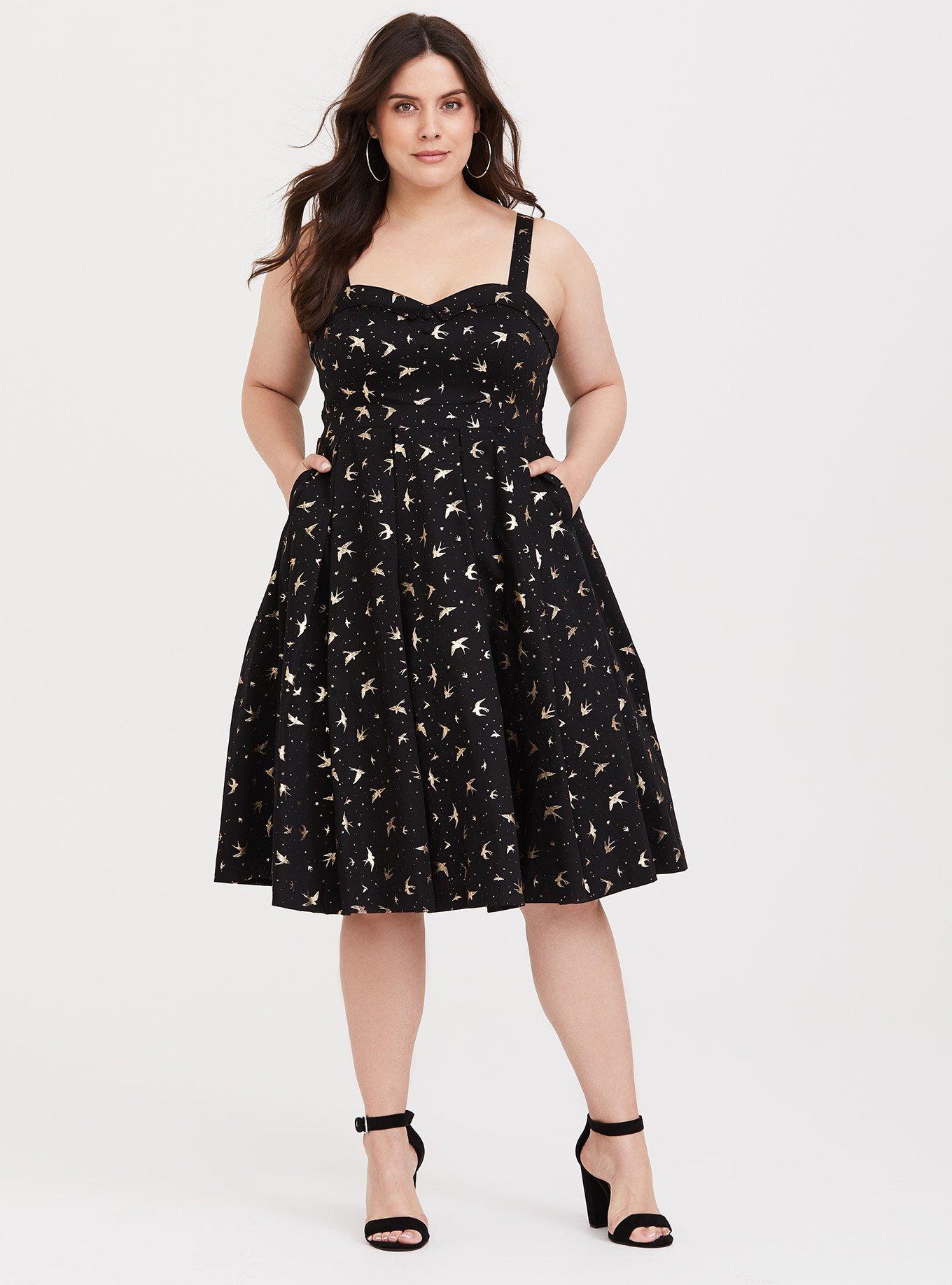 Torrid swing dress sales