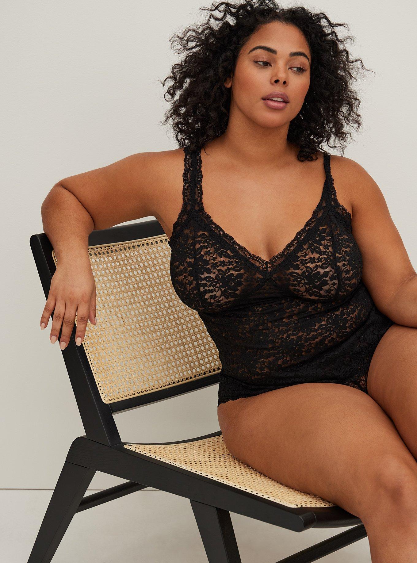 Lace Under-It-All Cami, RICH BLACK, hi-res