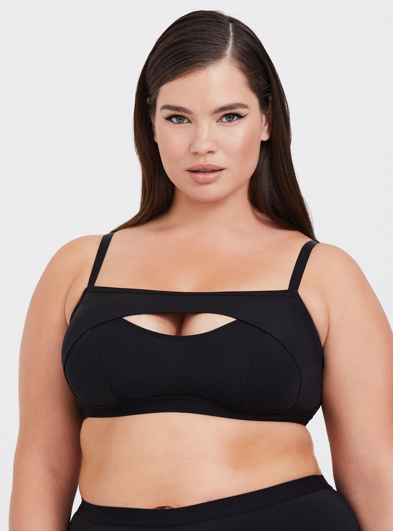 Tara Lynn - Microfiber Peekaboo Bralette, , hi-res