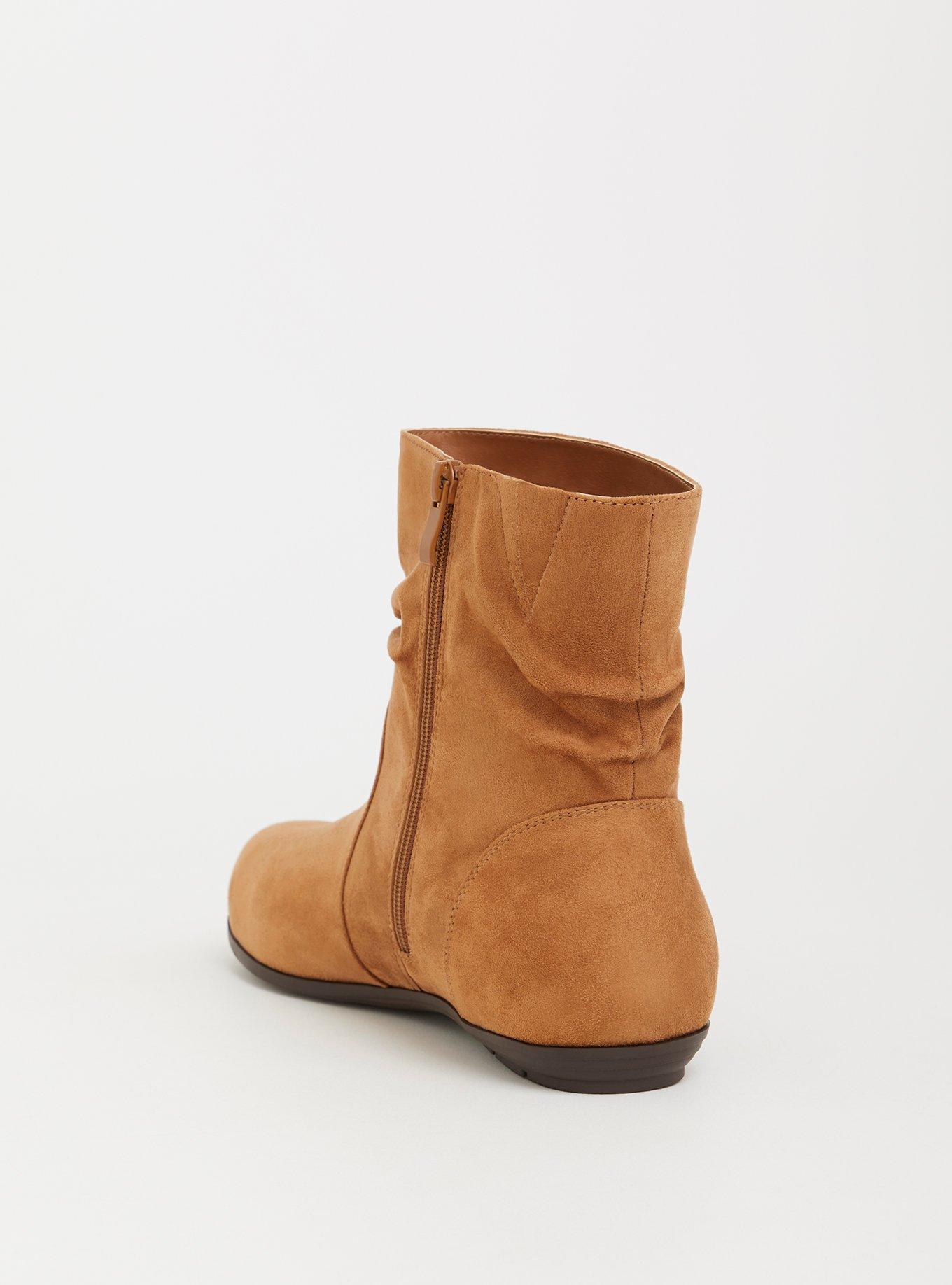Plus Size Scrunch Detail Ankle Bootie WW Torrid
