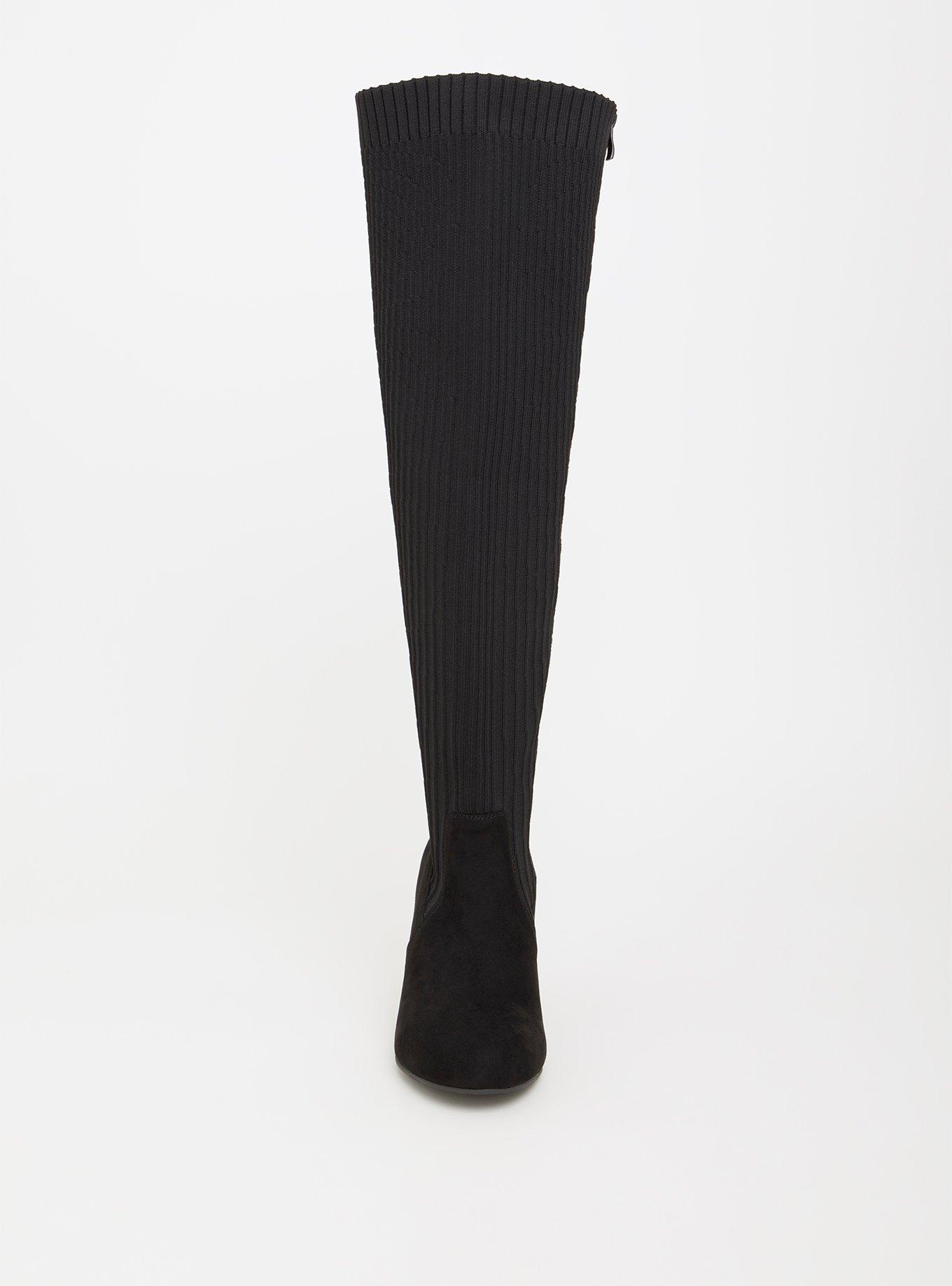 Newcotte 3 Pcs Plus Size Thigh High Socks Over Knee Long Boot