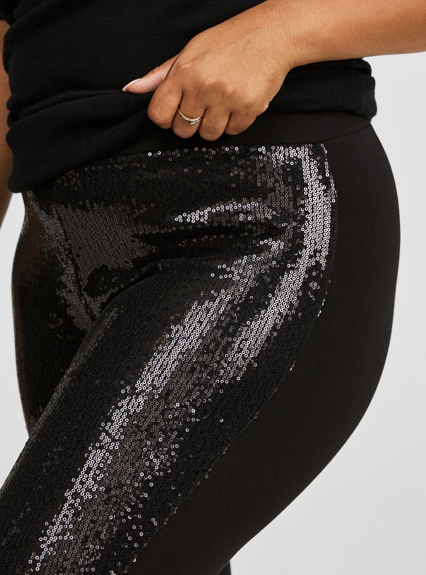 Plus Sequin Leggings