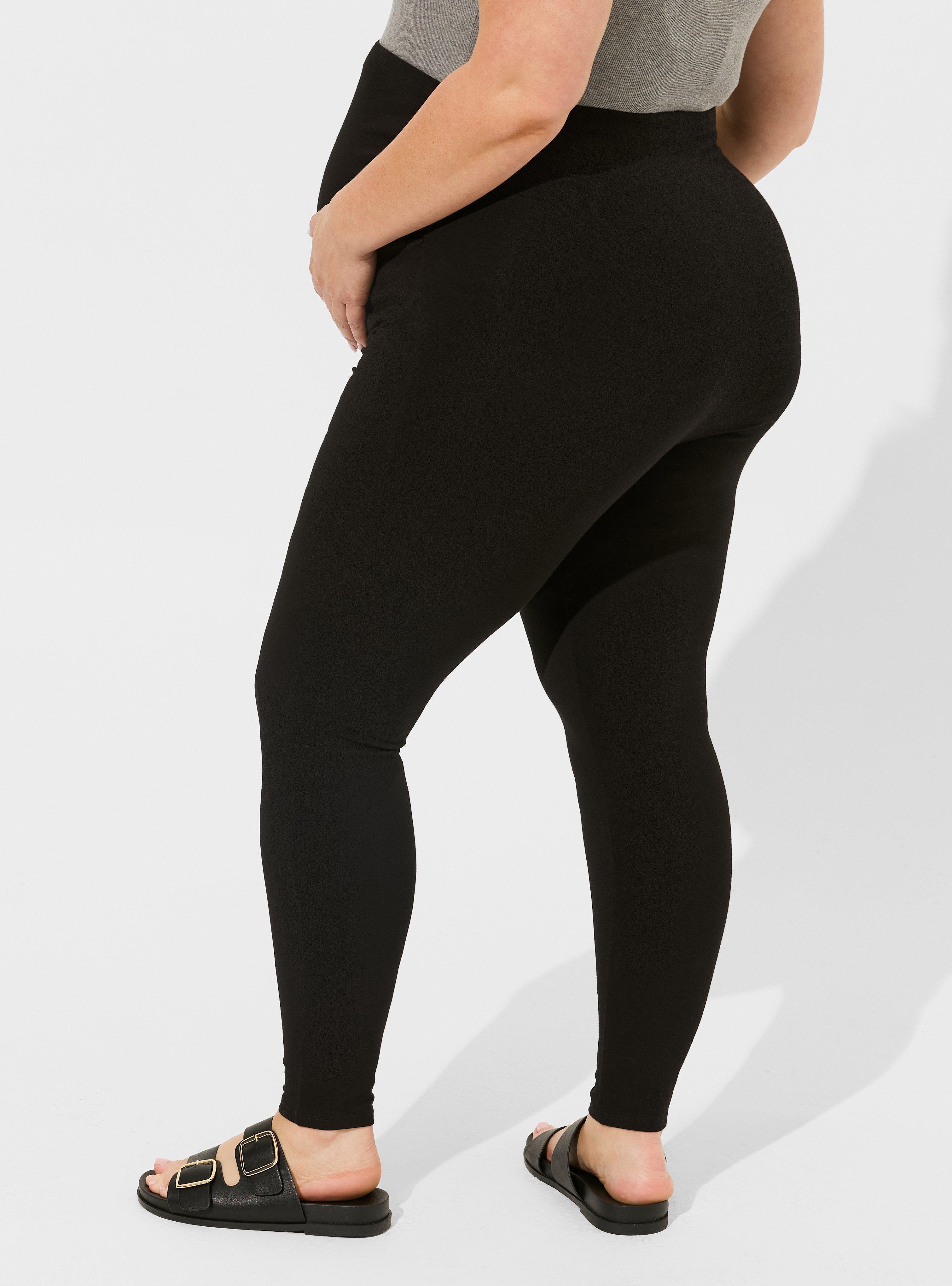 Plus Size - Maternity Legging - Moto Black - Torrid