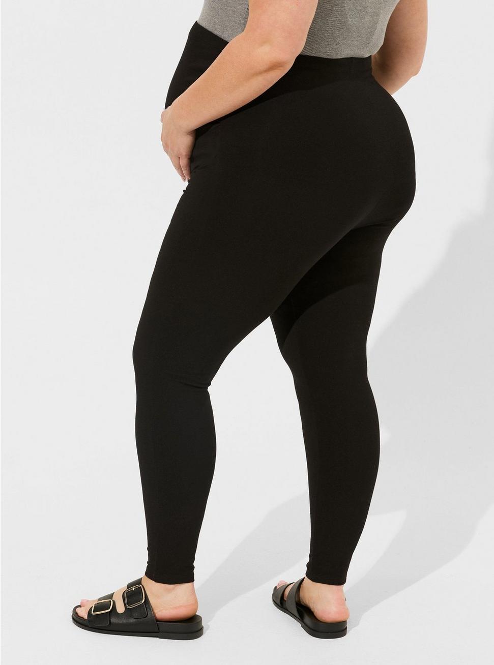 Plus Size Maternity Premium Legging - Black, BLACK, alternate