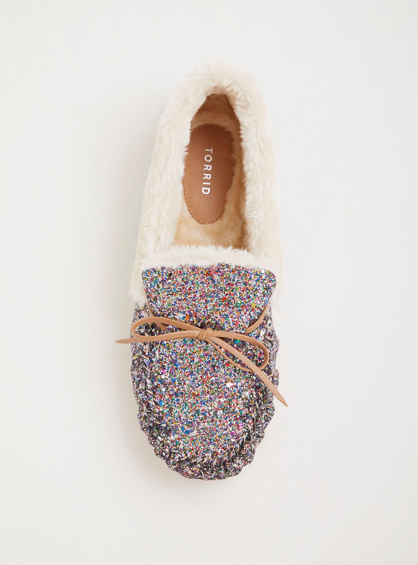 Torrid glitter slippers hot sale