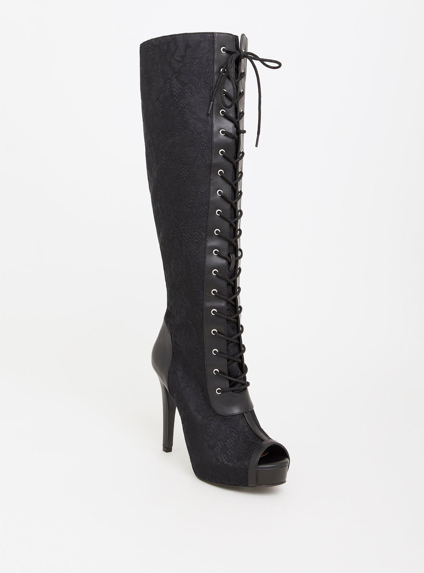 Torrid black over outlet the knee boots