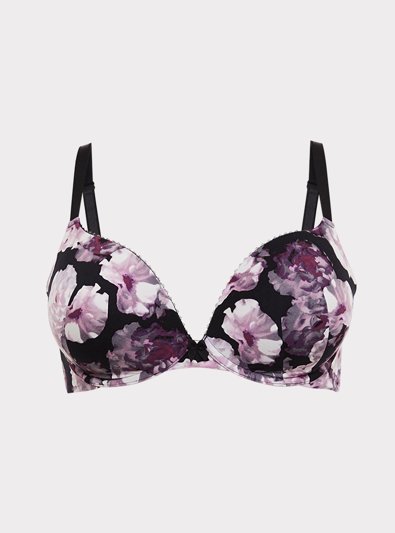 Torrid Curve Body Plunge Push-Up Straight Back Bra, , hi-res