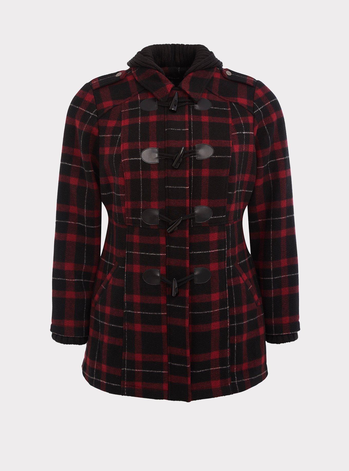 Wool Toggle Front Coat, , hi-res
