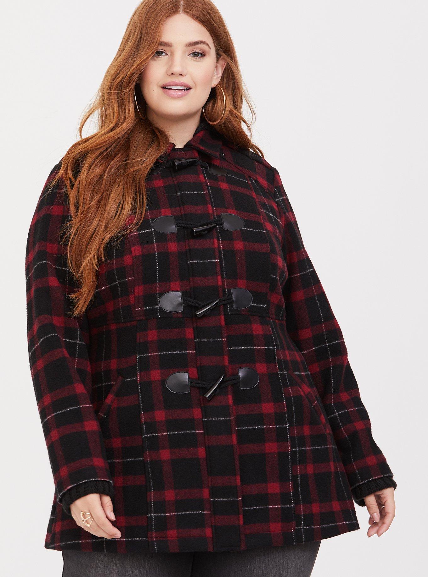 Wool Toggle Front Coat, , hi-res