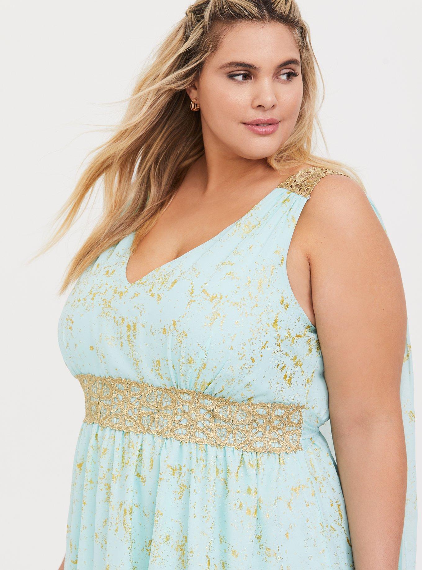 Plus Size Royal Halloween Maxi Dress Torrid