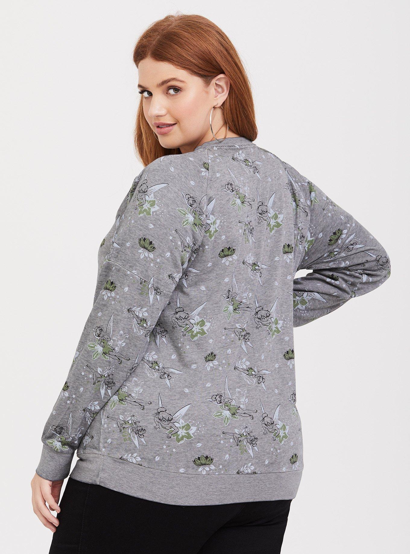 Disney Tinkerbell Lace-Up Sweatshirt, MULTI, alternate