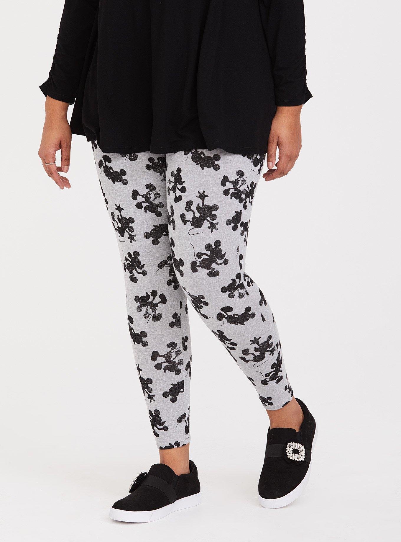 Plus Size - Disney Mickey Mouse Grey Legging - Torrid