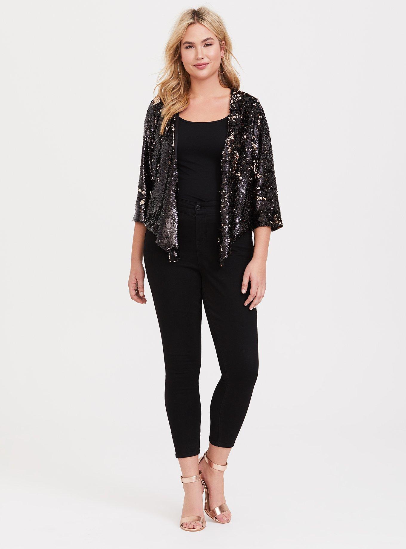 Torrid sequin outlet jacket