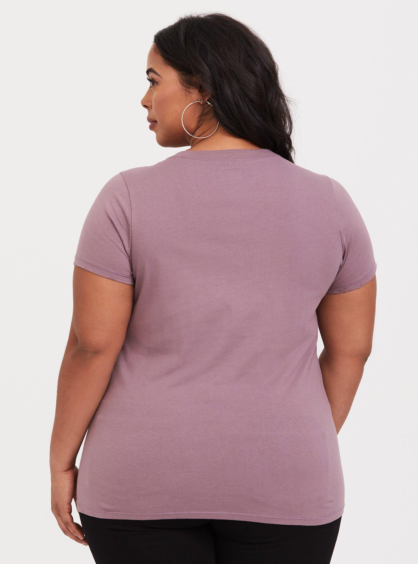 Mauve Doing Nothing Crew Tee, DUSTY, alternate