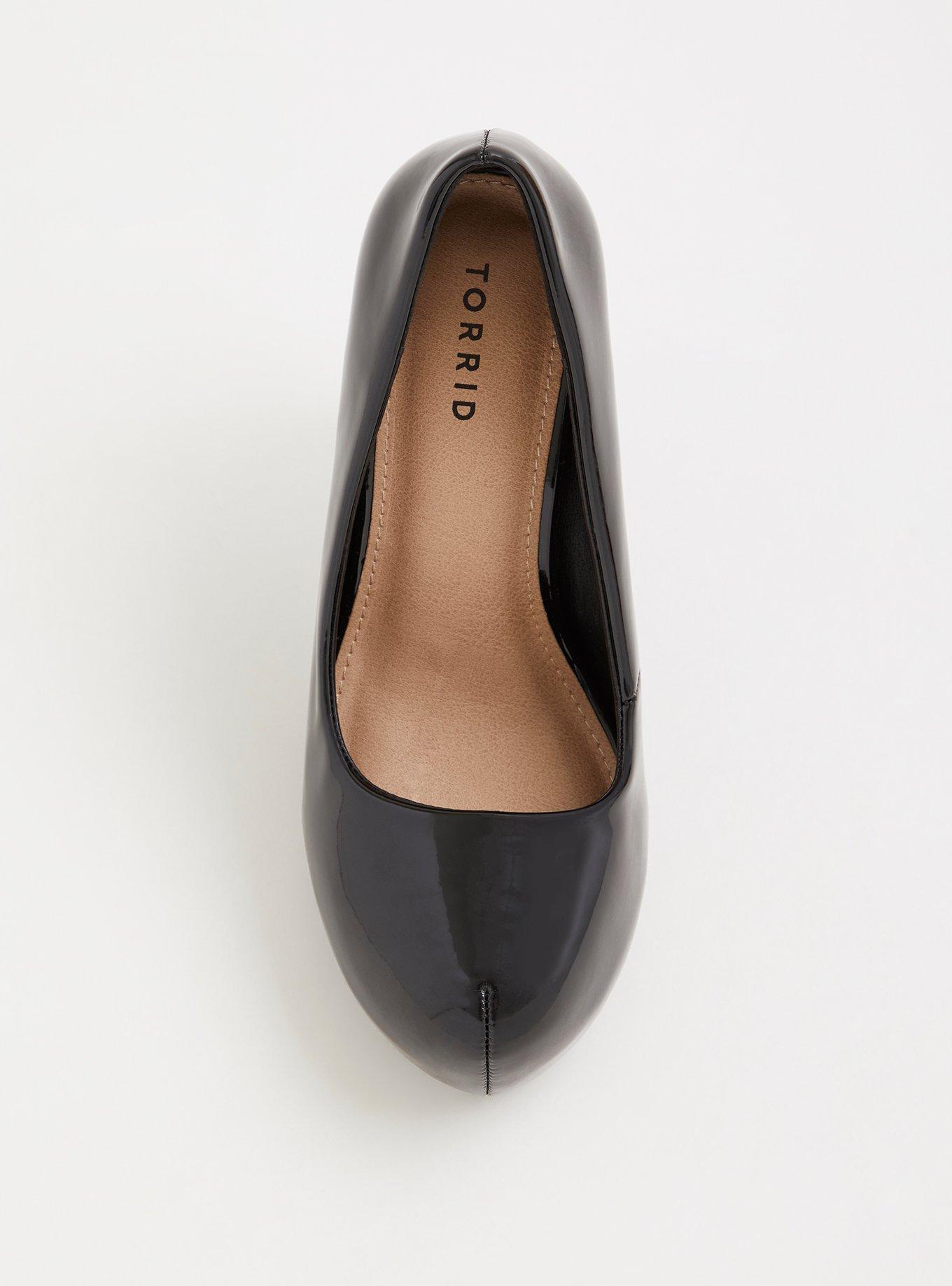 Plus Size - Black Patent Platform Pump (Wide Width) - Torrid