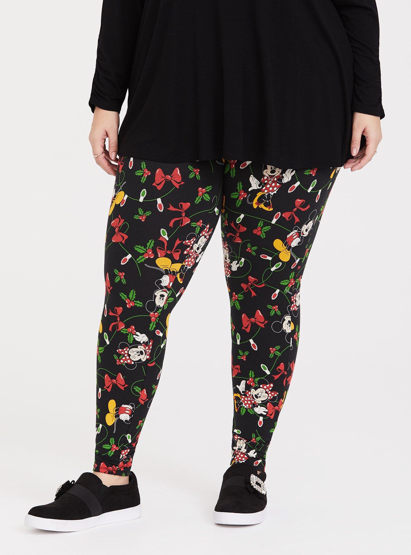 Mickey mouse christmas leggings hotsell