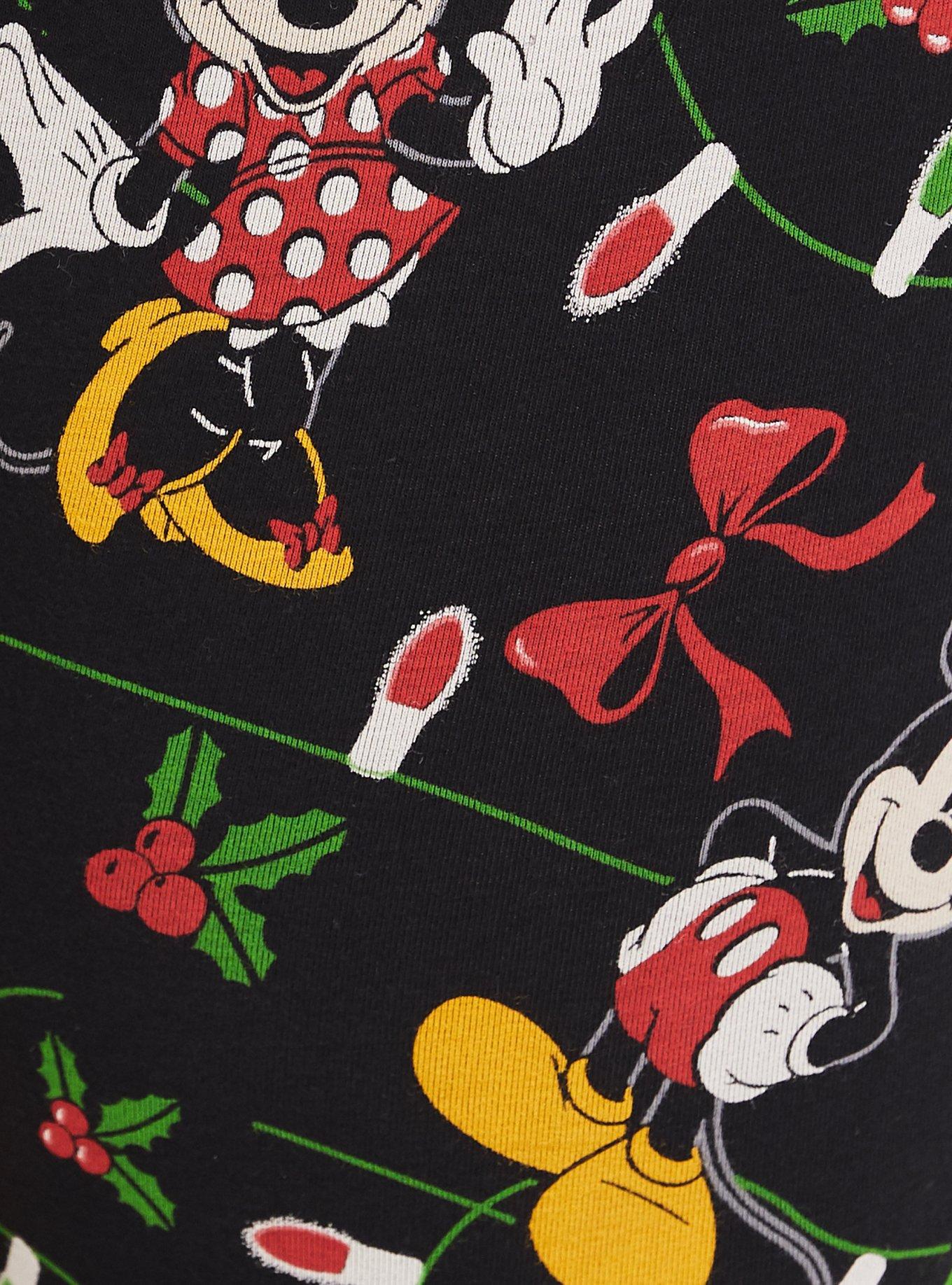 Her Universe Disney Holiday Mickey Mouse & Friends Fair Isle Leggings