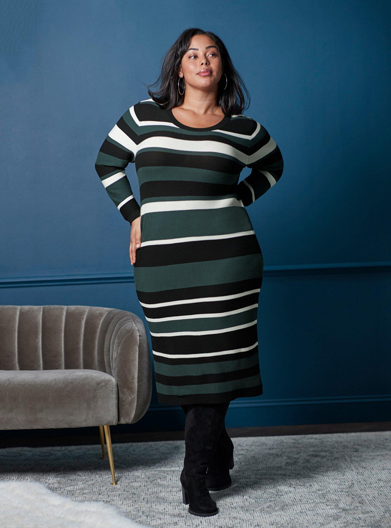 Plus Size Midi Sweater Dress Torrid