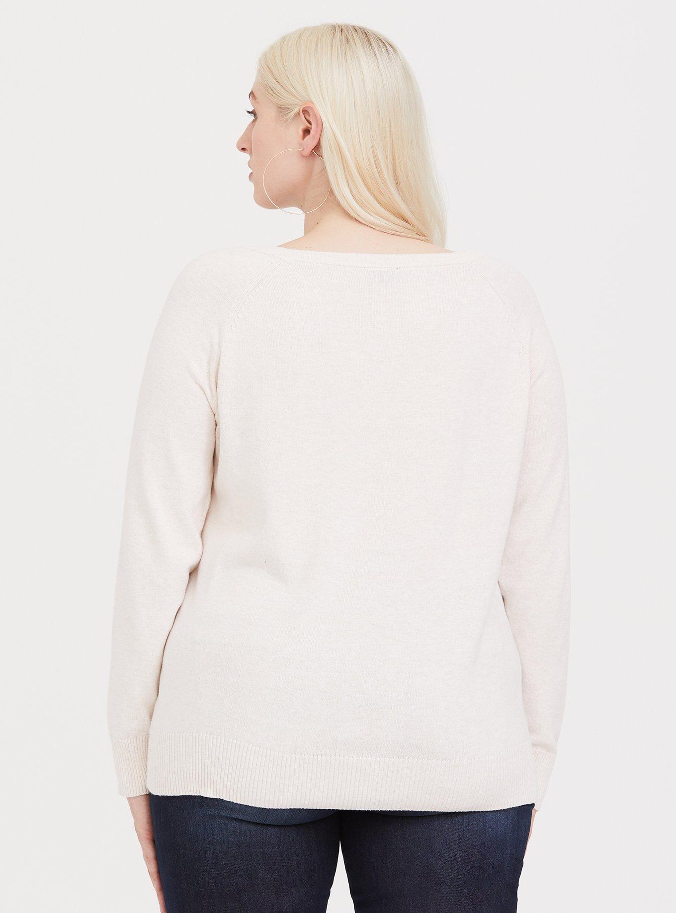 Beige Frenchie Sweatshirt, OATMEAL HEATHER, alternate