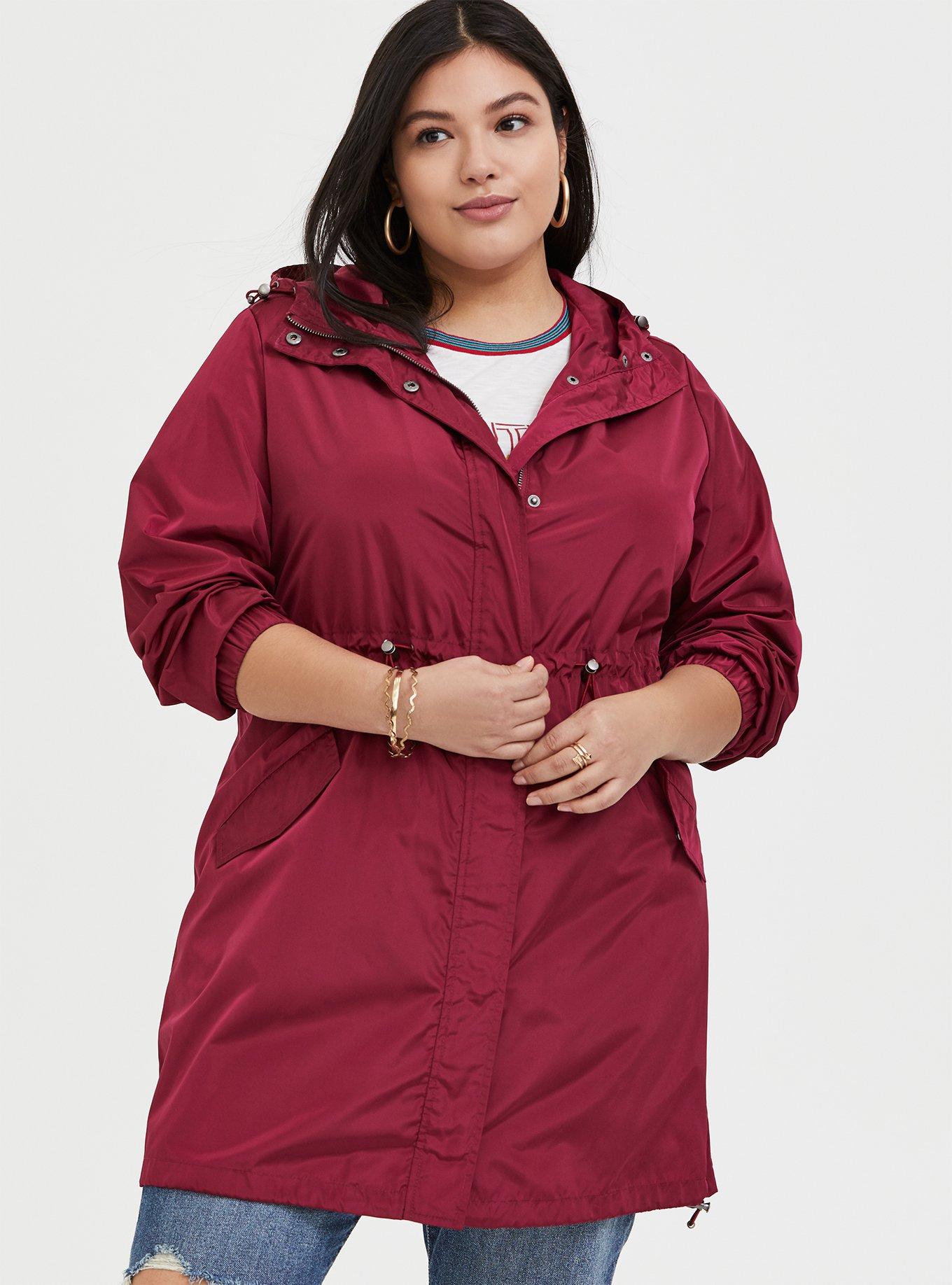 Torrid raincoat on sale