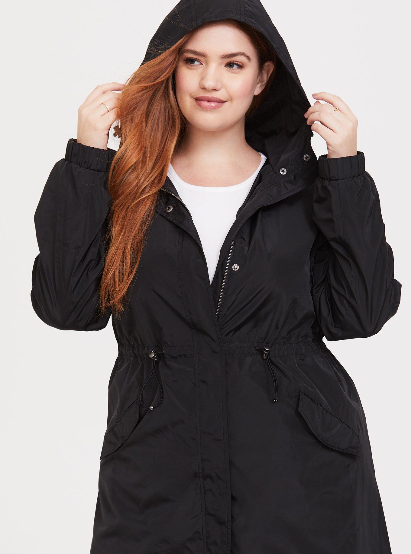 Torrid rain jacket top