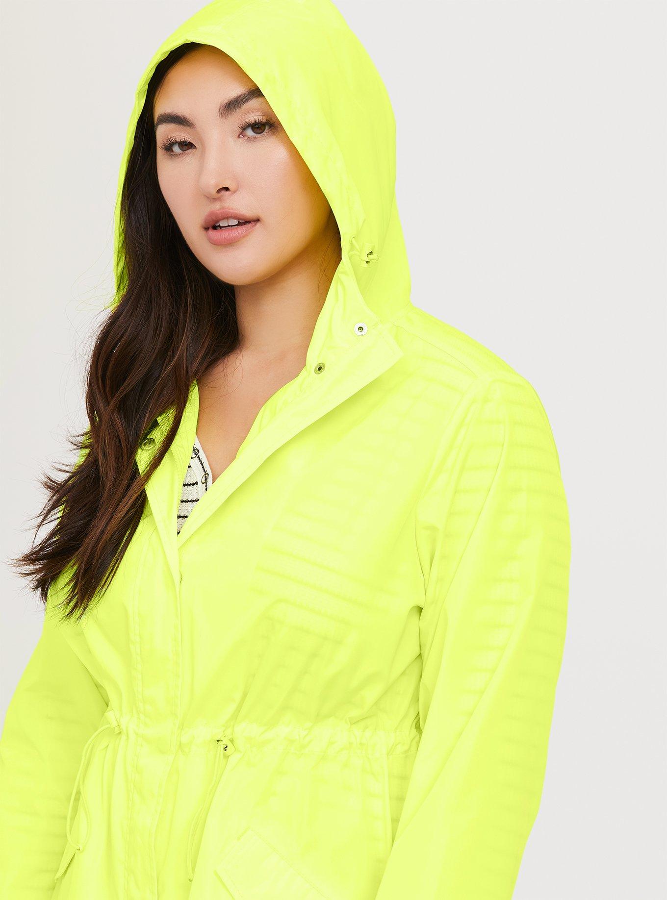 Plus size neon jacket sales