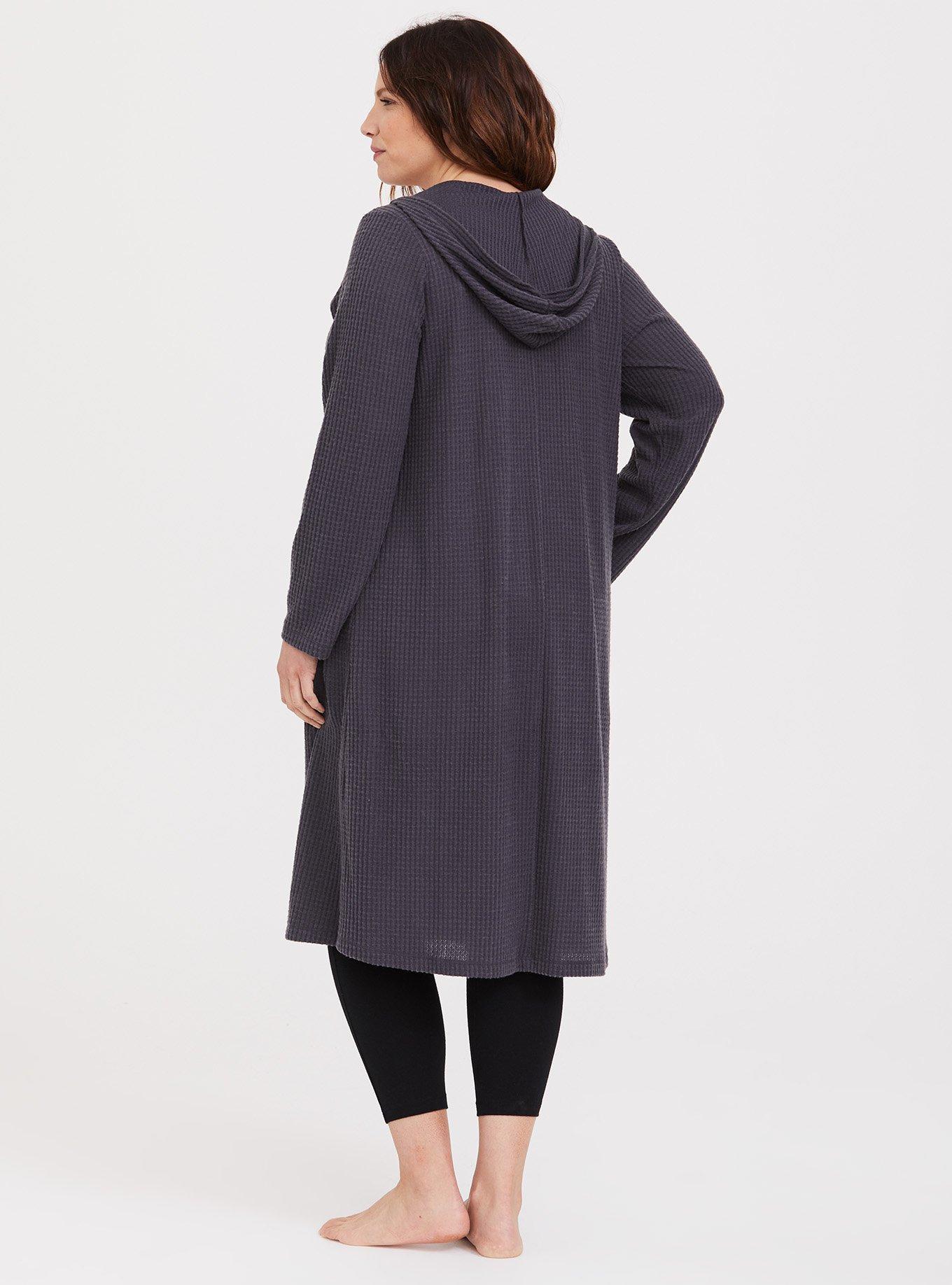 Plus size deals hooded duster