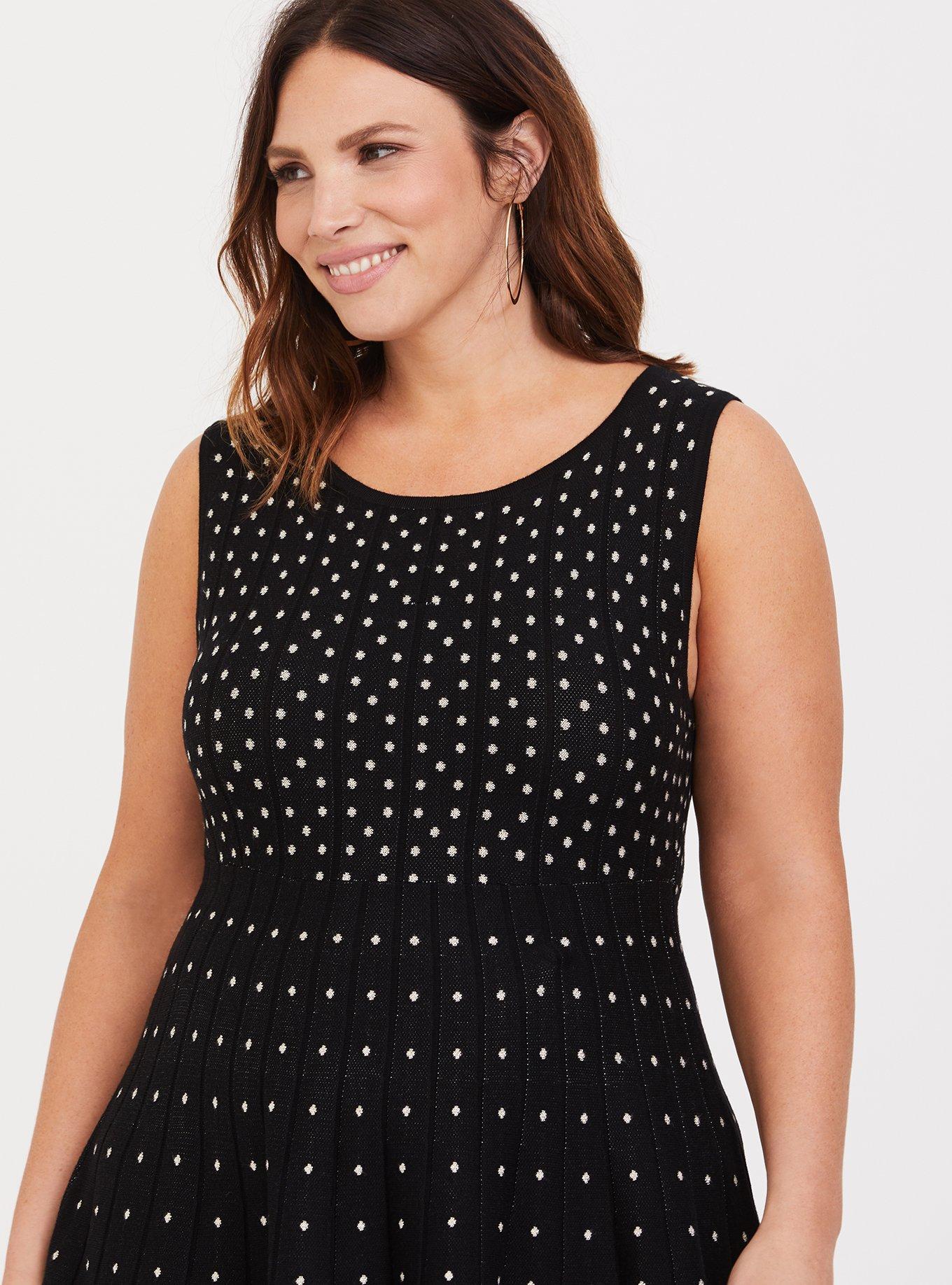 sweater skater dress women Adelyn Rae Regina Skater Sweater Dress in Black  THE LUCKY KNOT