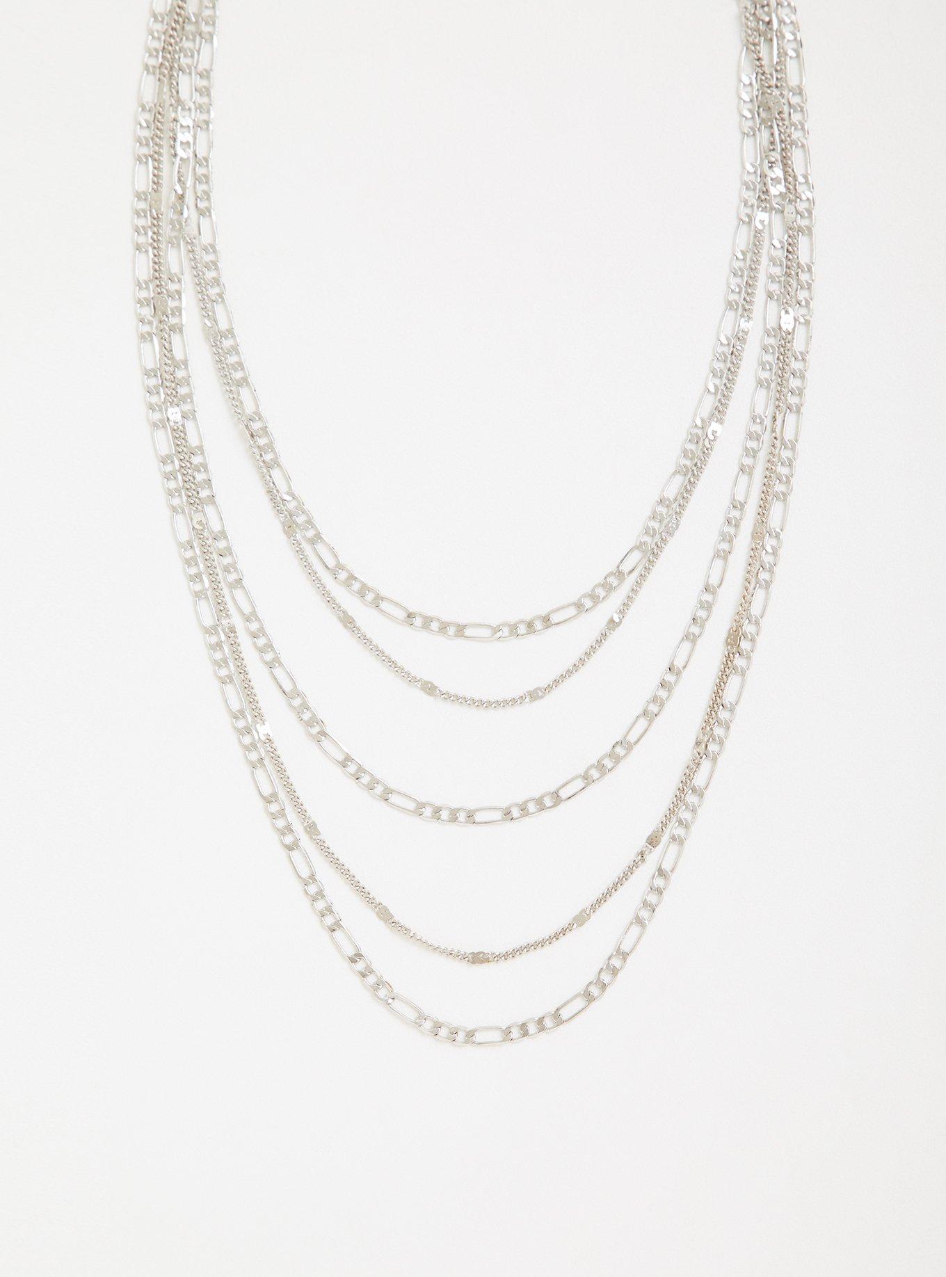 Plus Size - Silver Layer Chain Necklace - Torrid