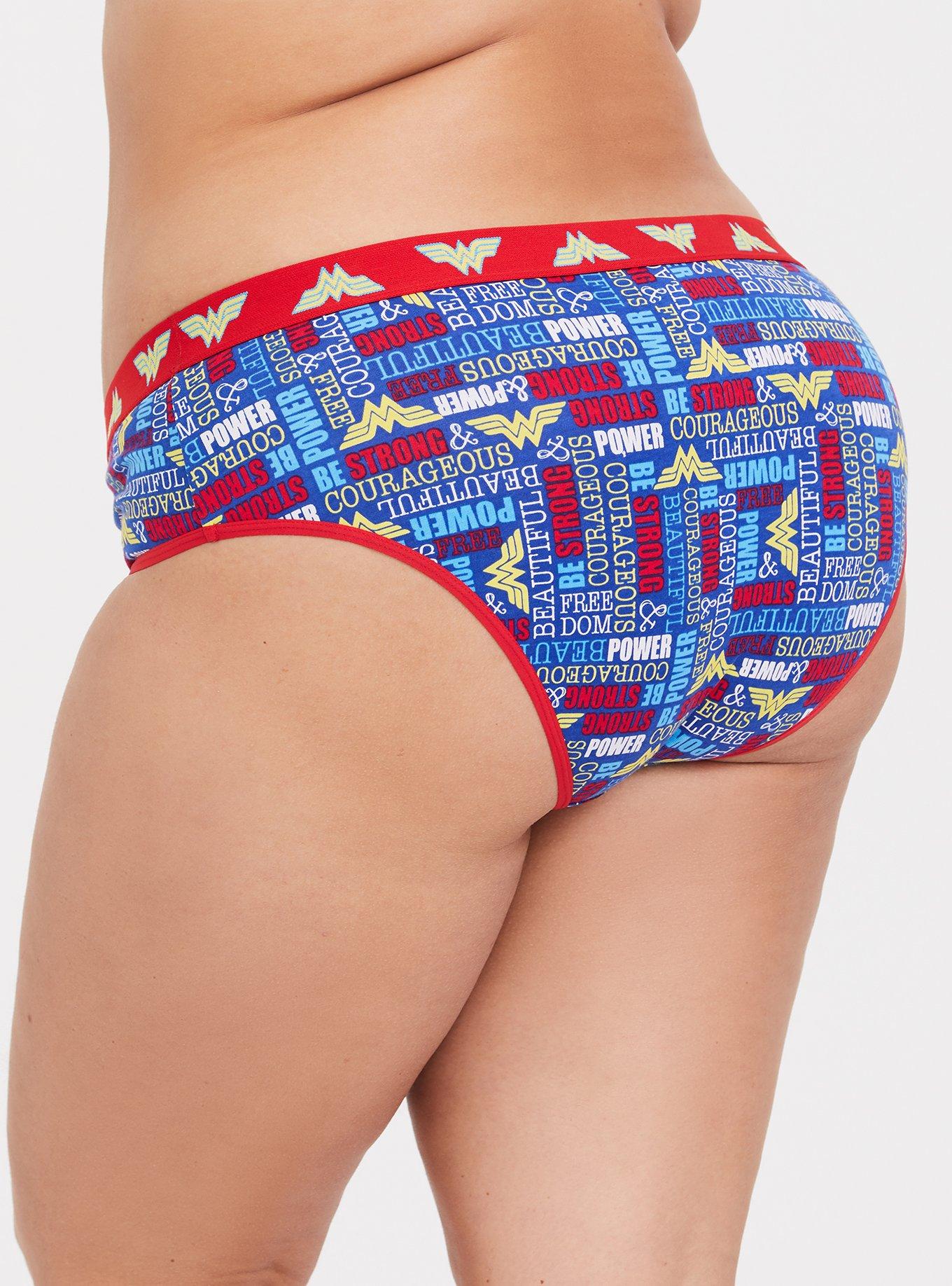 Wonder Woman Cotton Hipster Panty, MULTI, alternate